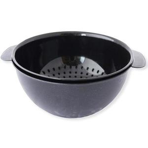 Cedidlo + miska Bable čierna 3l vyobraziť