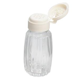 Sklenená korenička s vekom 50 ml biela vyobraziť