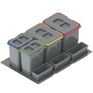 Nádoba na odpad Praktiko 80 4 dielná (2x20 l + 2x9 l) vyobraziť