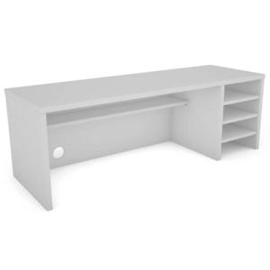 Nadstavec na písací stôl Torino 119x39, 5x40 cm biely 642668 vyobraziť