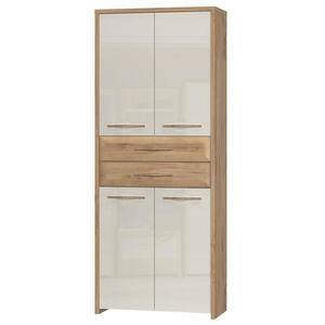 Skriňa 4d2s Gala V42 lakovaná Pacific Walnut/Beige vyobraziť
