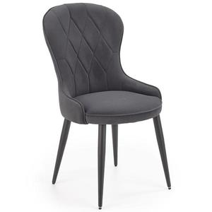 Stolička K366 Velvet/Kov Šedá vyobraziť