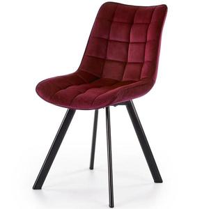 Stolička K332 Velvet/Kov Bordó vyobraziť