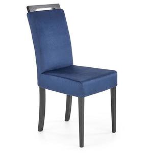 Stolička Clarion 2 drevo/velvet čierna/monolit 77 vyobraziť