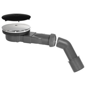 Sprchový odtok slim Ø 90 mm dva kryty mat čierny/strieborný 30724458 vyobraziť