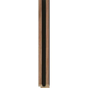 Dokončovacia lišta ľavá MODERN SLIM orech/čierna 2, 65 m vyobraziť