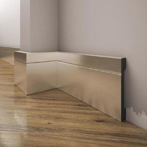 Podlahová lišta Elegance LPC-20-150 šampan škrabaný vyobraziť