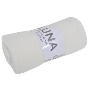 Prikrývka na posteľ Luna bavlna 200x215 biela vyobraziť
