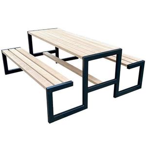 Záhradný komplet Picknick Grande prírodné drevo vyobraziť