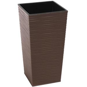 Obal na kvetináč Finezia 25x25x46h tmavohnedý vyobraziť