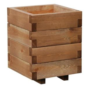 Drevený obal na kvety Domino I s vložkou vyobraziť