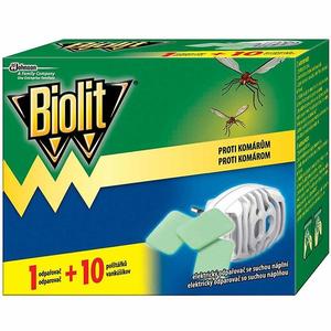 BIOLIT Elektrický odparovač so suchou náplňou proti komárom 10 ks vyobraziť