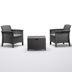 Záhradný komplet Venezia Terrace graphite vyobraziť