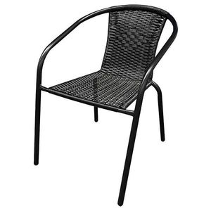 Technoratanová stolička Bistro XT1101 čierna vyobraziť