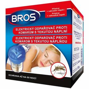 Odparovač BROS elektrický proti komárom tekutá náplň 46 ml vyobraziť