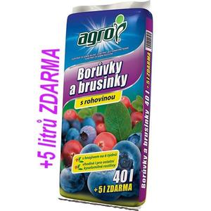 AGRO Substrát pre čučoriedky a brusnice 40 l + 5 l zdarma vyobraziť