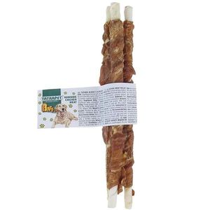 Biela byvolia tyčinka s kuracím mäsom 8-9 mm/20cm, 3 ks Baff vyobraziť