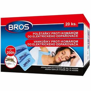 BROS Náplň vankúšiky do odparovača proti komárom 20 ks vyobraziť