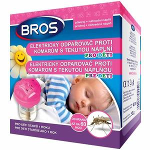 BROS Elektrický odparovač proti komárom pre deti 60 nocí vyobraziť
