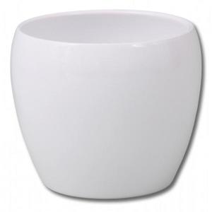Obal na kvetináč LUNA ISLAND METALIKA keramický biely 13x11 cm vyobraziť