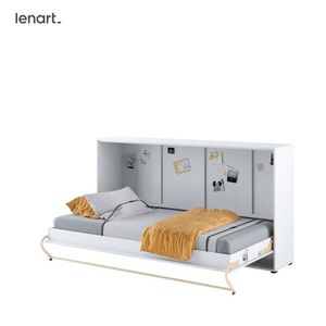 Dig-net nábytok Sklápacia posteľ Lenart CONCEPT PRO CP-06 biela | 90 x 200 cm vyobraziť