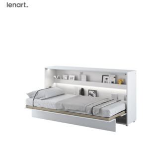Dig-net nábytok Sklápacia posteľ Lenart BED CONCEPT BC-06 biela | 90 x 200 cm vyobraziť