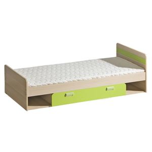 Dolmar Detská posteľ CORNETO L13 | 80 x 195 cm Farba: Jaseň coimbra / zelená vyobraziť