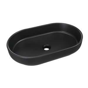 ArtCom Keramické umývadlo RIVER 2 E-6594 | čierny mat 55 x 35 cm vyobraziť