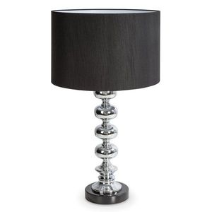ArtFir Stolná lampa NIKI 01 | strieborná/čierna 36 x 23 x 61 cm vyobraziť