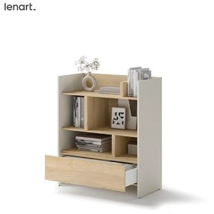 Dig-net nábytok Regál Lenart BED CONCEPT BC-25 | kašmír / dub nagano vyobraziť