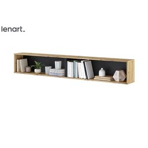 Dig-net nábytok Polica Lenart BED CONCEPT BC-30 | dub artisan / čierna vyobraziť