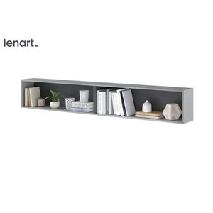 Dig-net nábytok Polica Lenart BED CONCEPT BC-30 | sivá / grafit vyobraziť