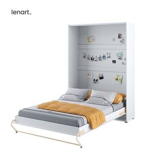 Dig-net nábytok Sklápacia posteľ Lenart CONCEPT PRO CP-01 biely lesk | 140 x 200 cm vyobraziť
