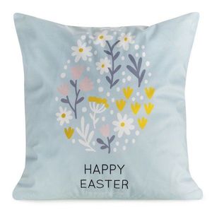 ArtFir Veľkonočná obliečka na vankúš EASTER 11 | modrá/žltá 45 x 45 cm vyobraziť