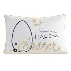 ArtFir Veľkonočná obliečka na vankúš EASTER 48 | biela/zlatá 30 x 50 cm vyobraziť