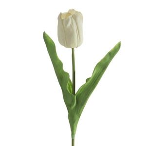 ArtFir Umelý tulipán NATU 477 | biela 56 cm vyobraziť