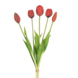 ArtFir Kytica umelých tulipánov NATU 473 | červená 41 cm vyobraziť