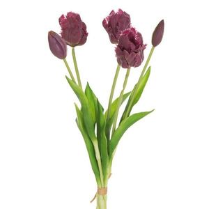 ArtFir Kytica umelých tulipánov NATU 474 | fialová 43 cm vyobraziť