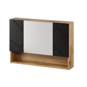 Szynaka Zrkadlová skrinka MAZI BLACK 58 | 80 cm vyobraziť