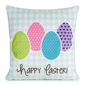 ArtFir Veľkonočná obliečka EASTER 1 | modrá/ružová 45 x 45 cm vyobraziť