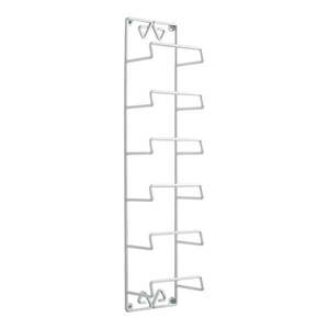 Biely nástenný kovový regál na víno počet fliaš 6 16x68x10 cm Oste – Tomasucci vyobraziť
