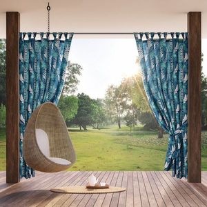ArtFir Záves na terasu GARDEN 9 PU | tyrkysová/mätová 155 x 240 cm vyobraziť