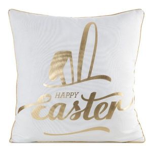 ArtFir Veľkonočná obliečka na vankúš EASTER 41 | biela/zlatá 45 x 45 cm vyobraziť
