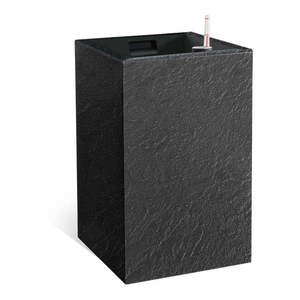 Samozavlažovací kvetináč z recyklovaného plastu Cubico Stone – Flower Lover vyobraziť