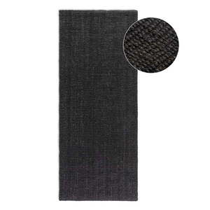 Čierny jutový behúň 80x200 cm Bouclé – Hanse Home vyobraziť
