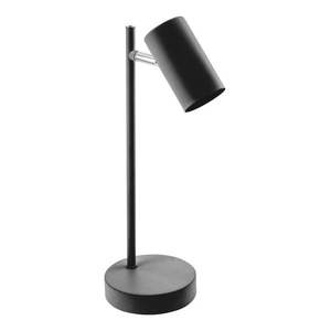 Čierna stolová lampa s kovovým tienidlom (výška 35 cm) Veneto – GTV vyobraziť