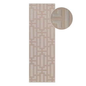 Béžový behúň 80x240 cm Perles Onyx – Elle Decoration vyobraziť