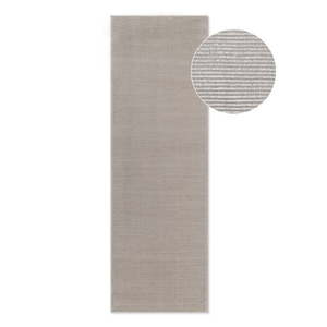 Sivo-krémový behúň 80x240 cm Perles Dolomite – Elle Decoration vyobraziť