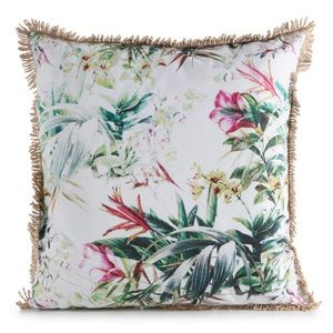 ArtFir Obliečka na vankúš GARDEN 31B | biela/zelená 45 x 45 cm vyobraziť