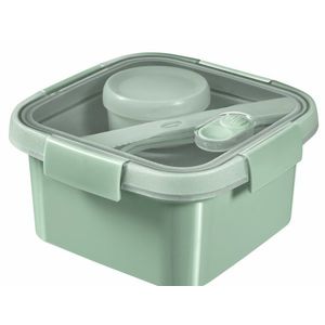 CURVER Dóza SMART TO GO ECO 1, 1l s príborom, mištičkou a táckou | zelená vyobraziť